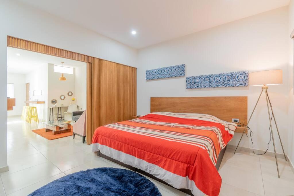 Loft Lujoso Y Moderno Con Cama King En Centrico Historico Lägenhet Durango Exteriör bild